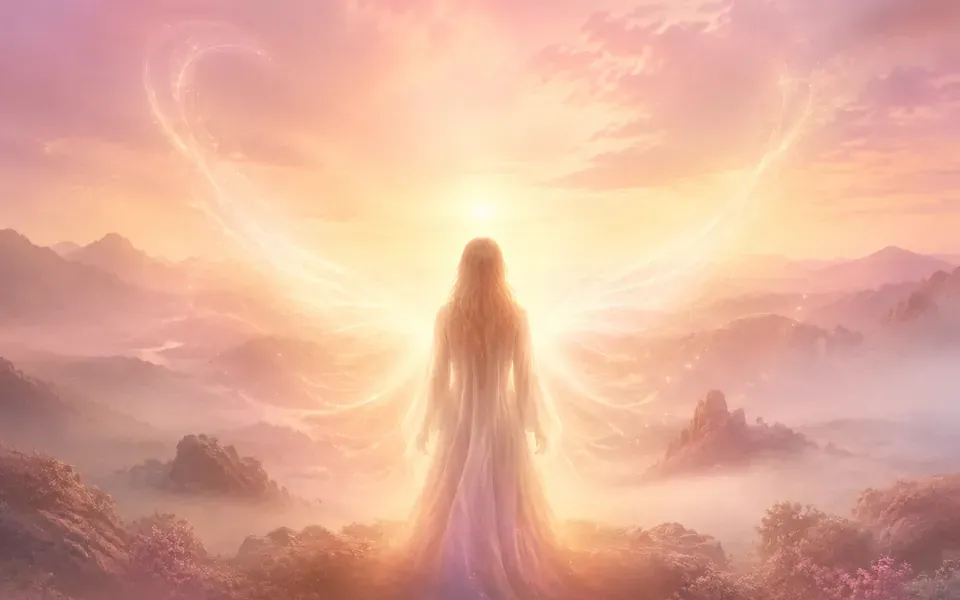 Illustration symbolique de l'ange Ariel