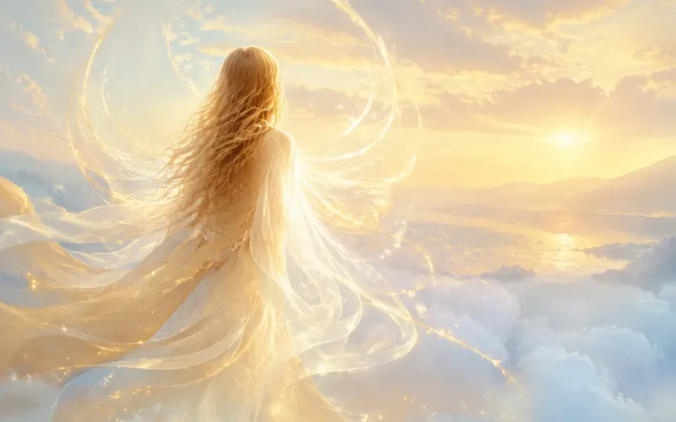 Illustration symbolique de l'ange Cahetel