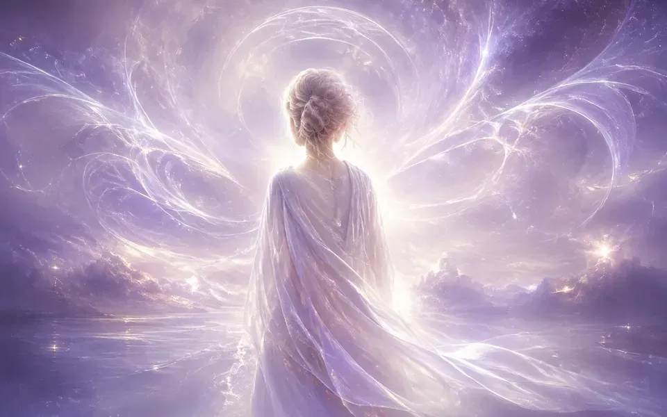 Illustration symbolique de l'ange Caliel