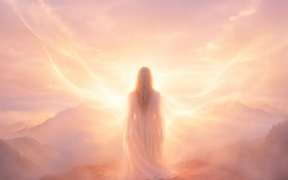 Illustration symbolique de l'ange Elemiah