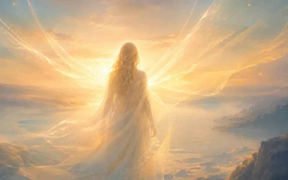 Illustration symbolique de l'ange Eyael
