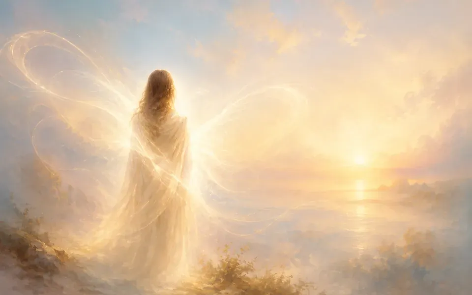 Illustration symbolique de l'ange Hahaiah