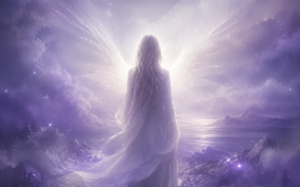 Illustration symbolique de l'ange Hahasiah