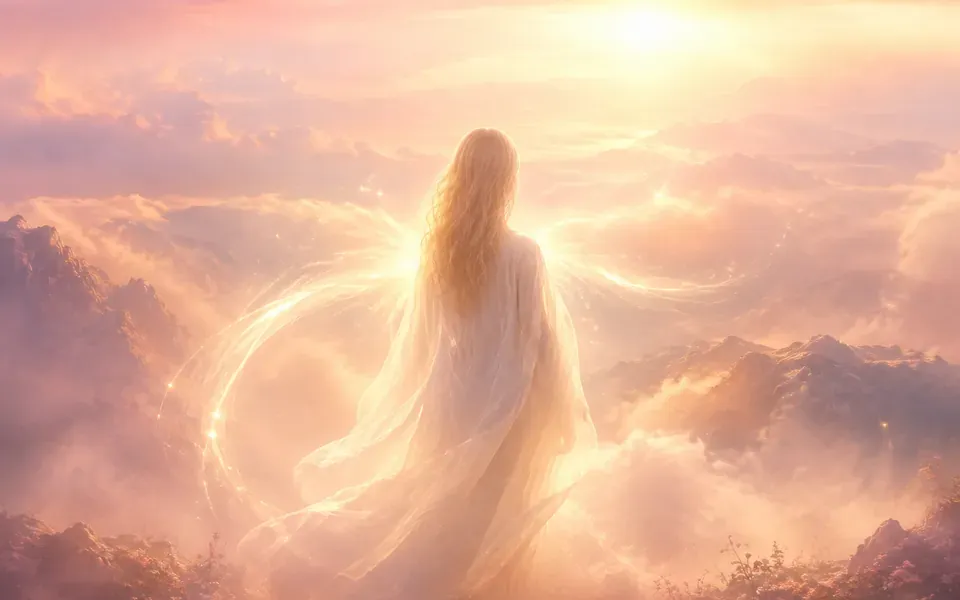 Illustration symbolique de l'ange Hahuiah