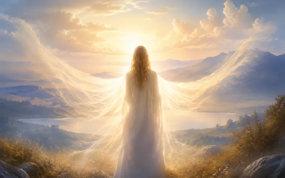Illustration symbolique de l'ange Hariel
