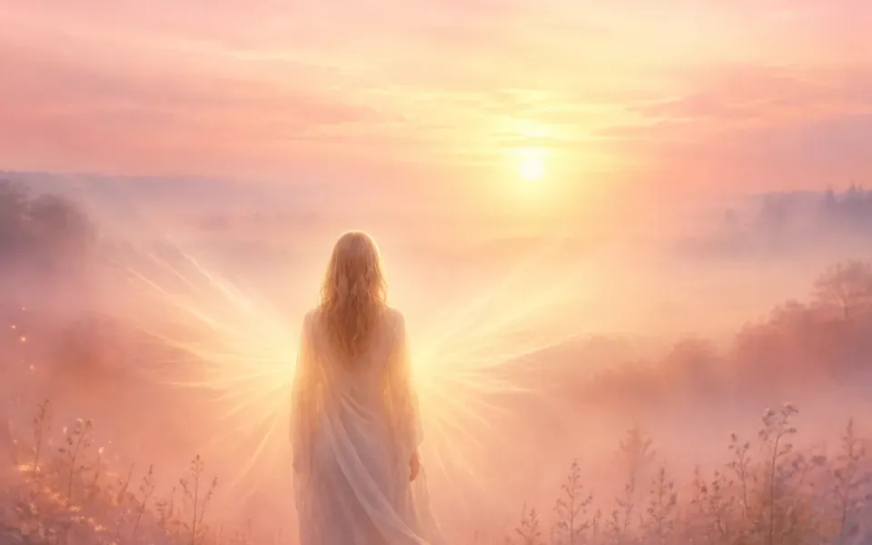 Illustration symbolique de l'ange Lauviah (11e)