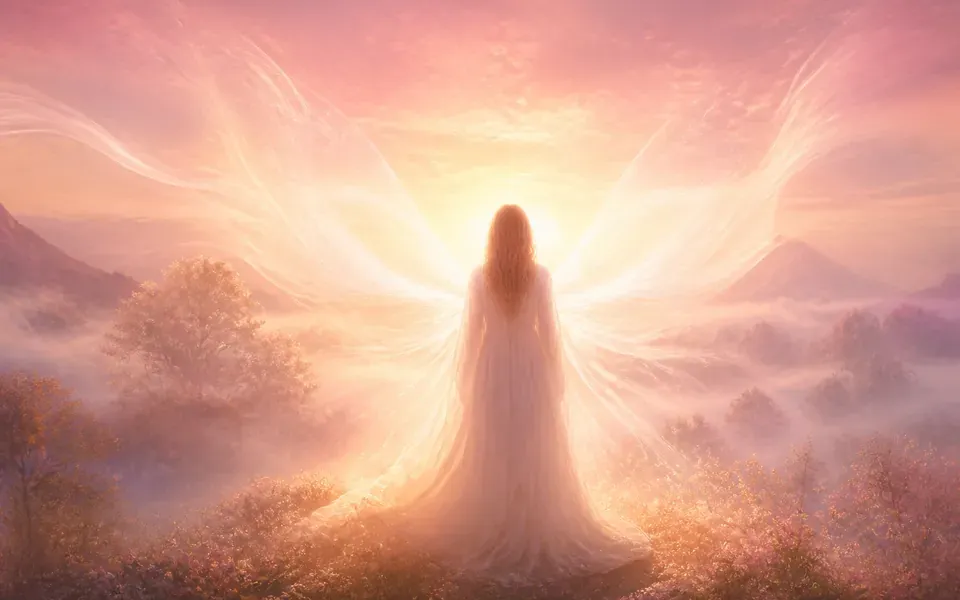 Illustration symbolique de l'ange Lecabel