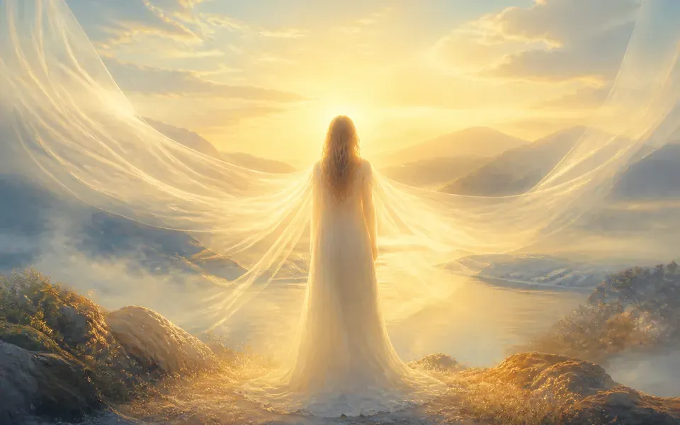 Illustration symbolique de l'ange Lehahiah