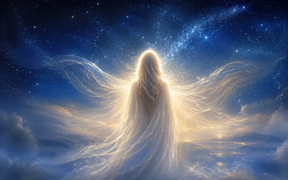 Illustration symbolique de l'ange Lelahel
