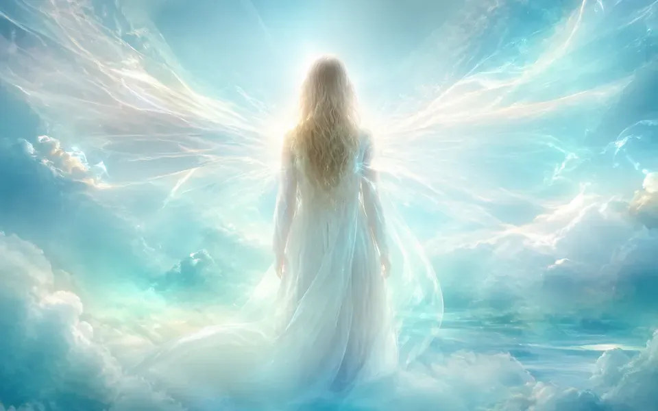 Illustration symbolique de l'ange Leuviah