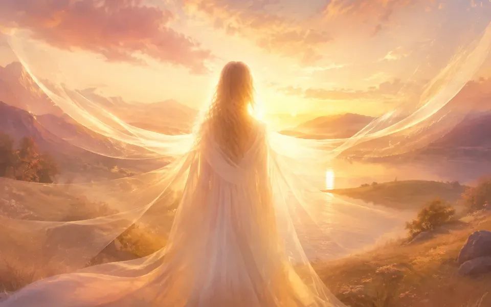 Illustration symbolique de l'ange Mehiel