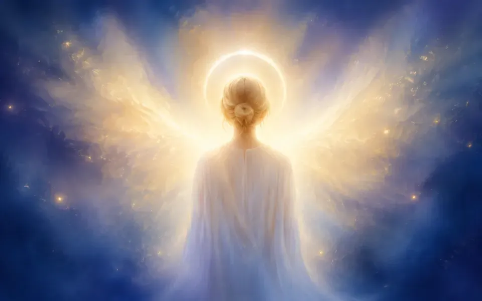 Illustration symbolique de l'ange Menadel