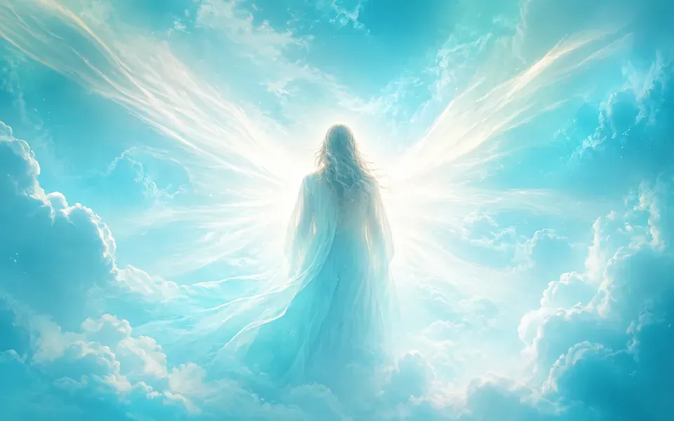 Illustration symbolique de l'ange Mitzrael