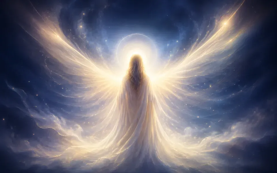 Illustration symbolique de l'ange Nanael
