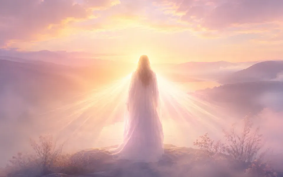 Illustration symbolique de l'ange Nemamiah