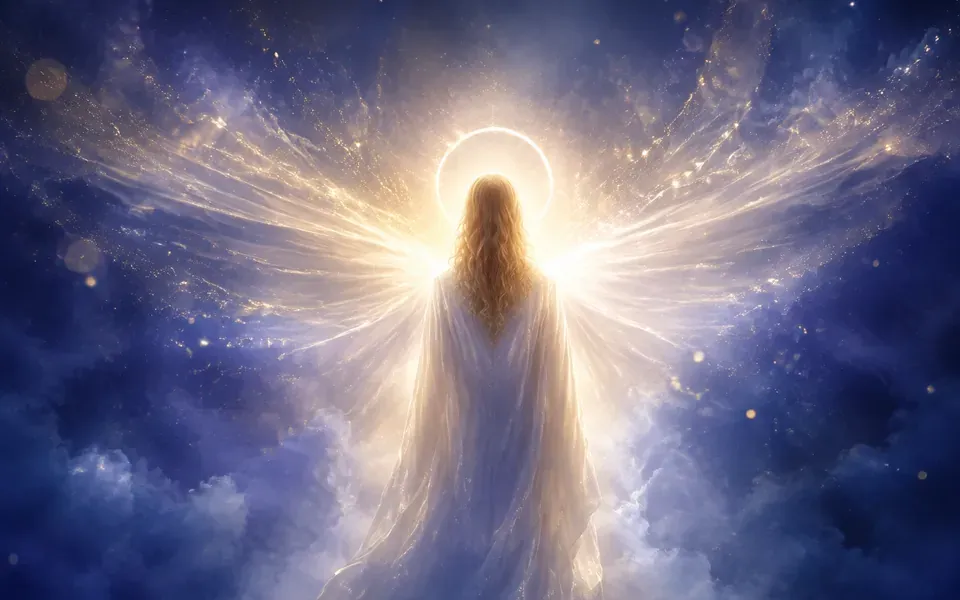 Illustration symbolique de l'ange Yeialel