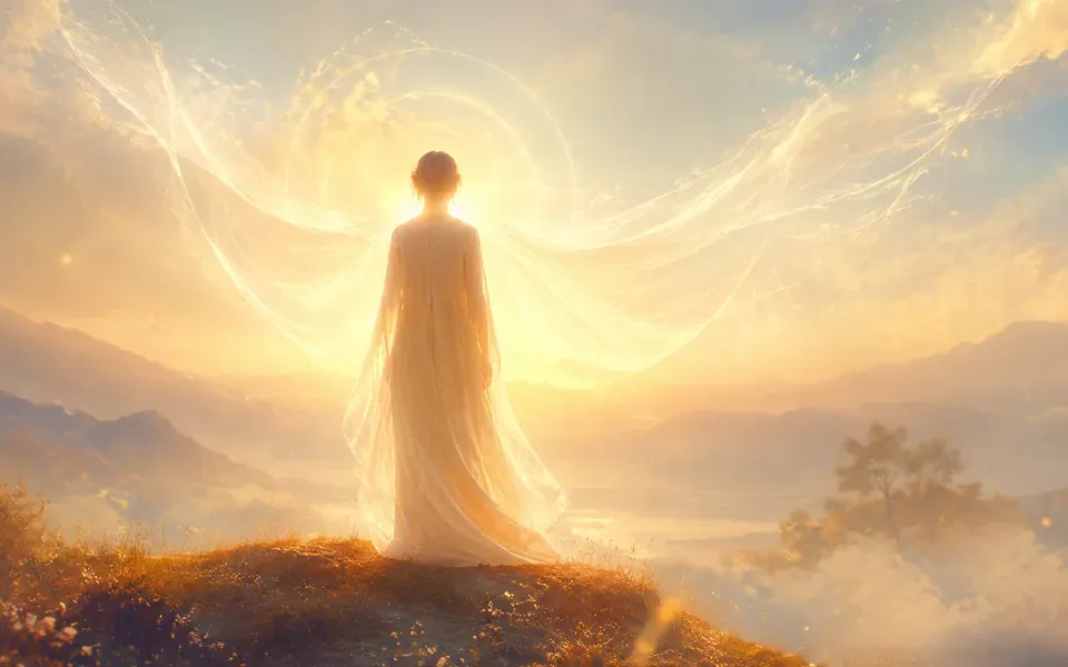 Illustration symbolique de l'ange Yeiayel