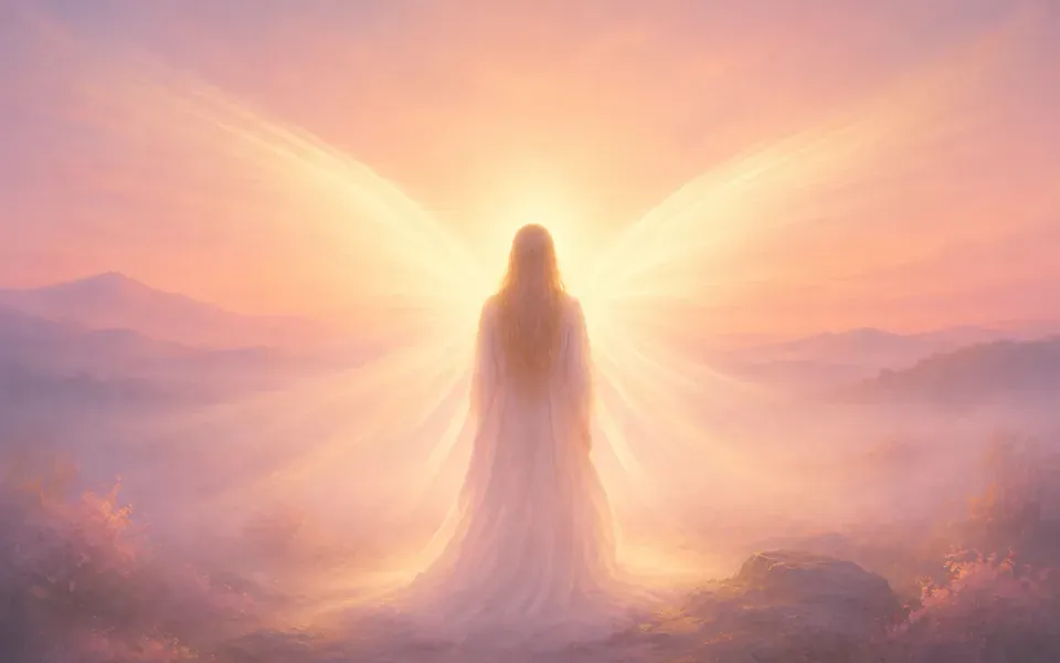 Illustration symbolique de l'ange Yelahiah
