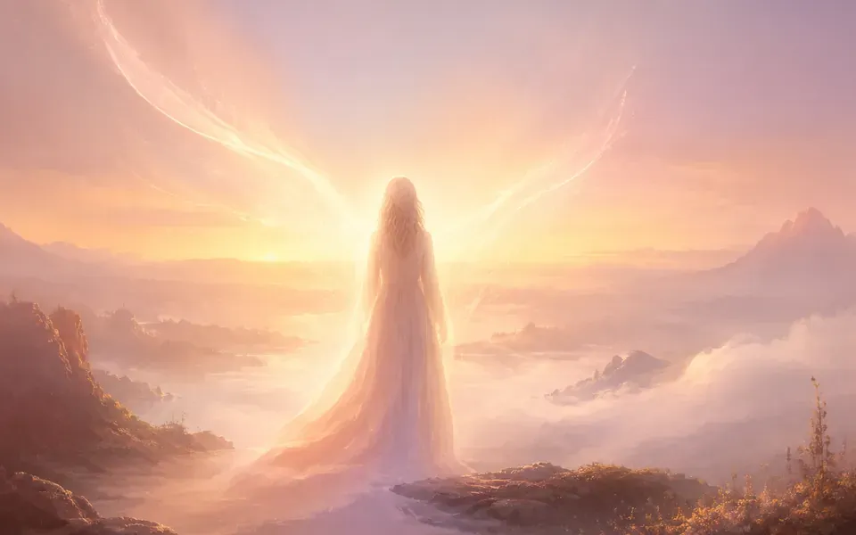 Illustration symbolique de l'ange Yerathel