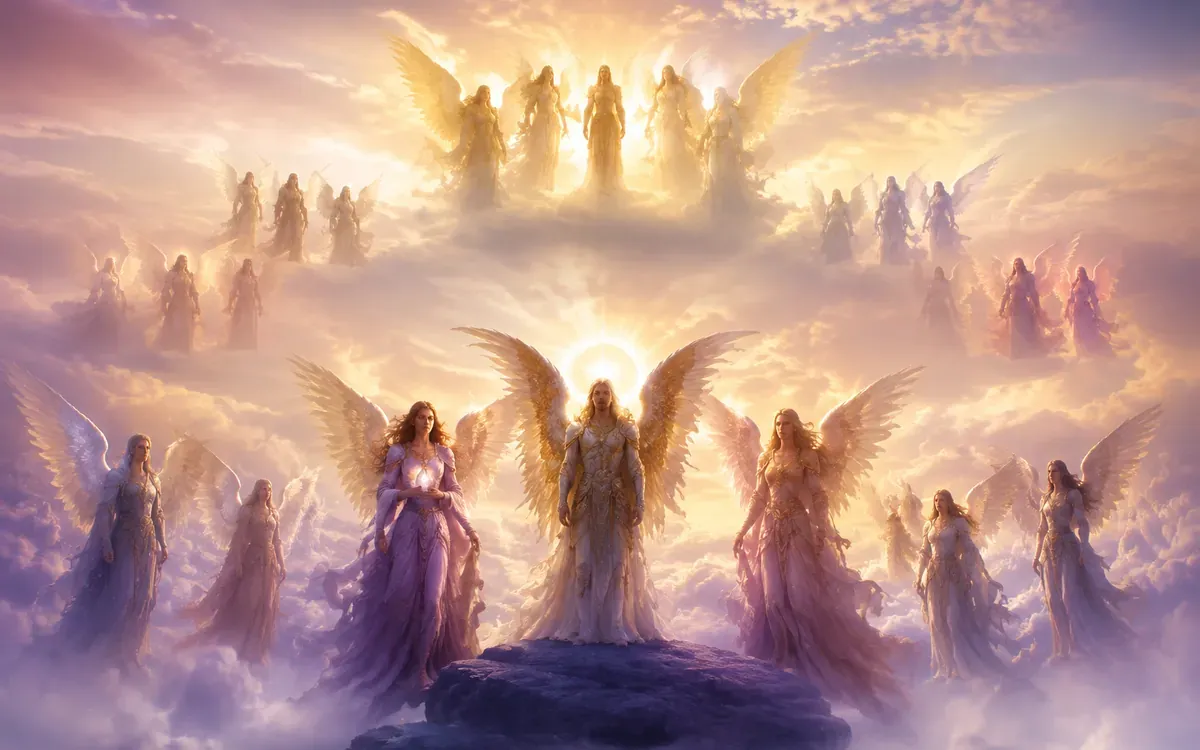 Illustration du guide : Les neuf chœurs des anges et leurs archanges
