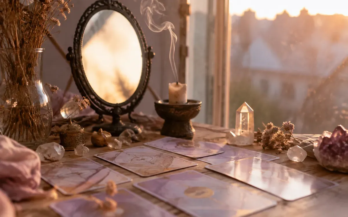 Illustration du guide : L'oracle des heures miroirs et les tirages